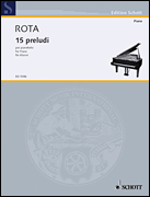 15 Preludes piano sheet music cover